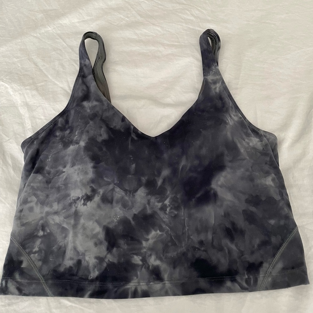 Lululemon Align Tank size 10 in Diamond Dye Pitch Grey Graphite Grey